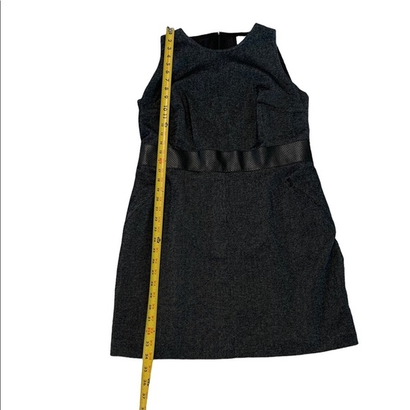 Akris Punto Black Gray Sleeveless Dress Size 14 - Picture 5 of 17